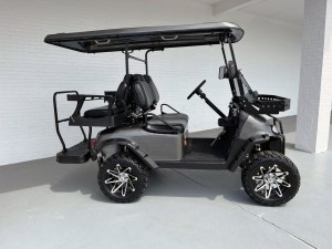 Charcoal Renegade Lifted Ultra Lithium Golf Cart 03